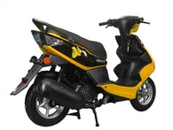 Cute Scooter Moped ak desen desen ki pi ba